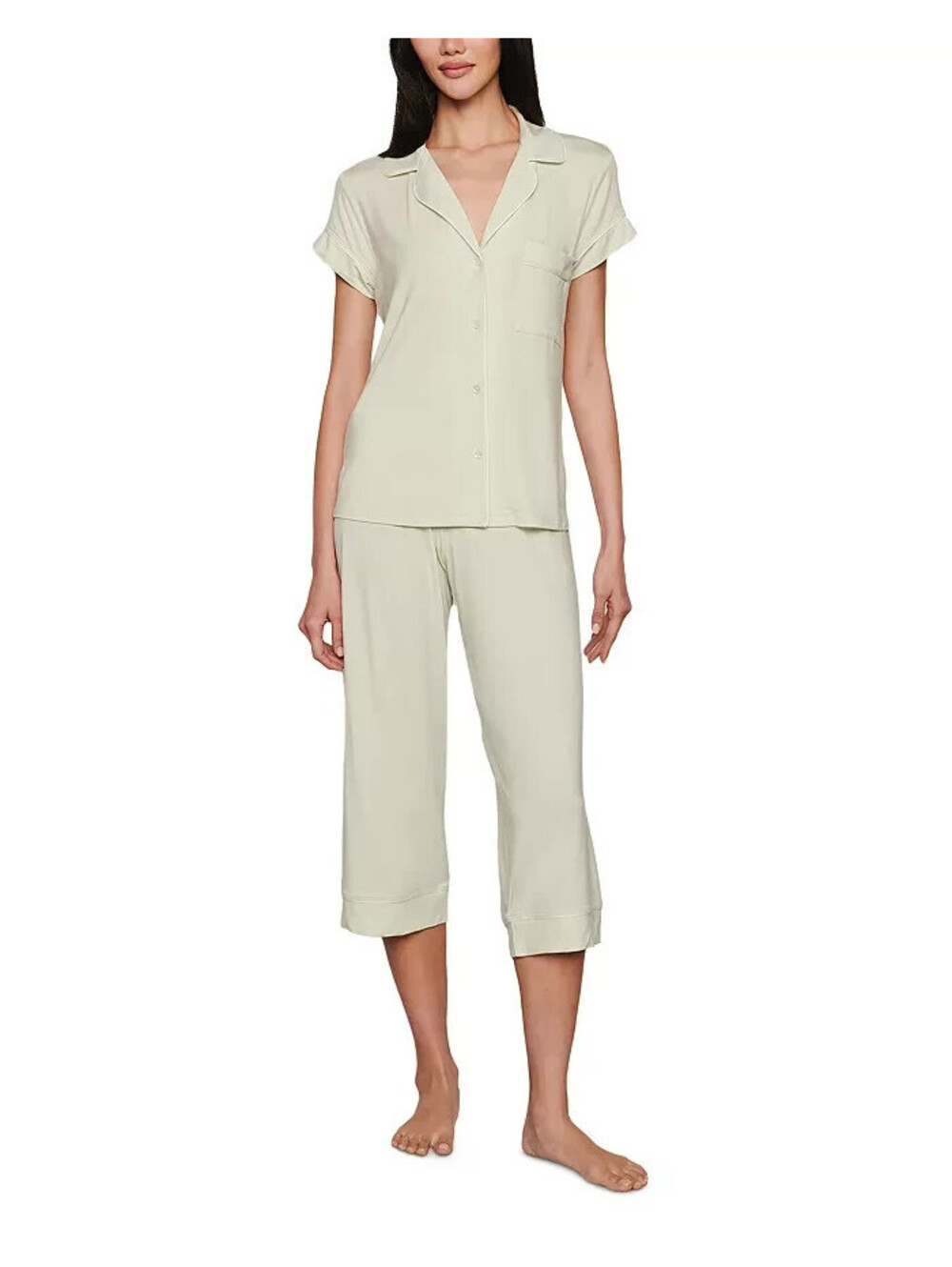 NEW, Eberjey Gisele TENCEL™ Modal cropped PJ Set Sz S #MD2516